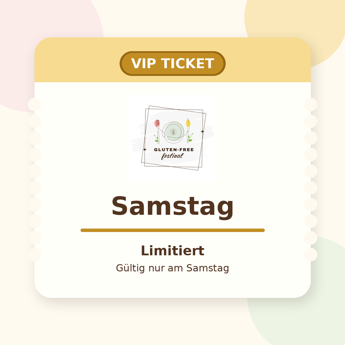 VIP Ticket Samstag