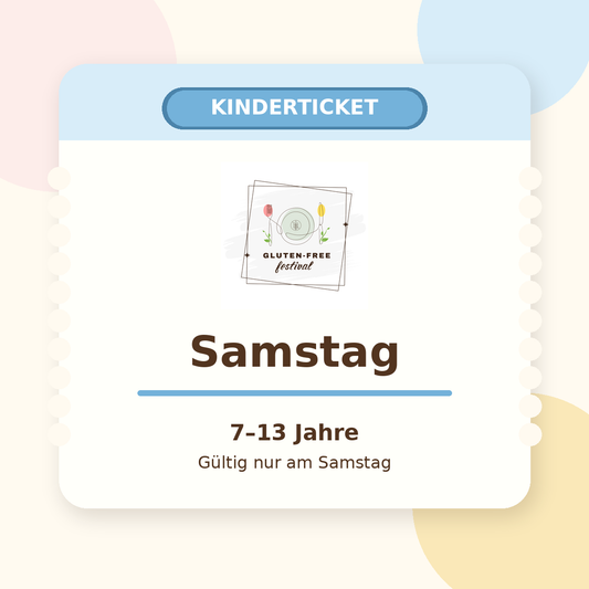 Kinderticket Samstag, 7–13 Jahre