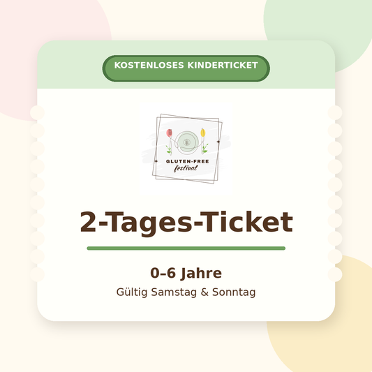 Kostenloses Kinderticket 2-Tages-Ticket, 0–6 Jahre