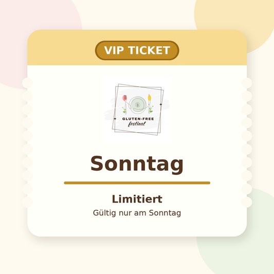 VIP Ticket Sonntag